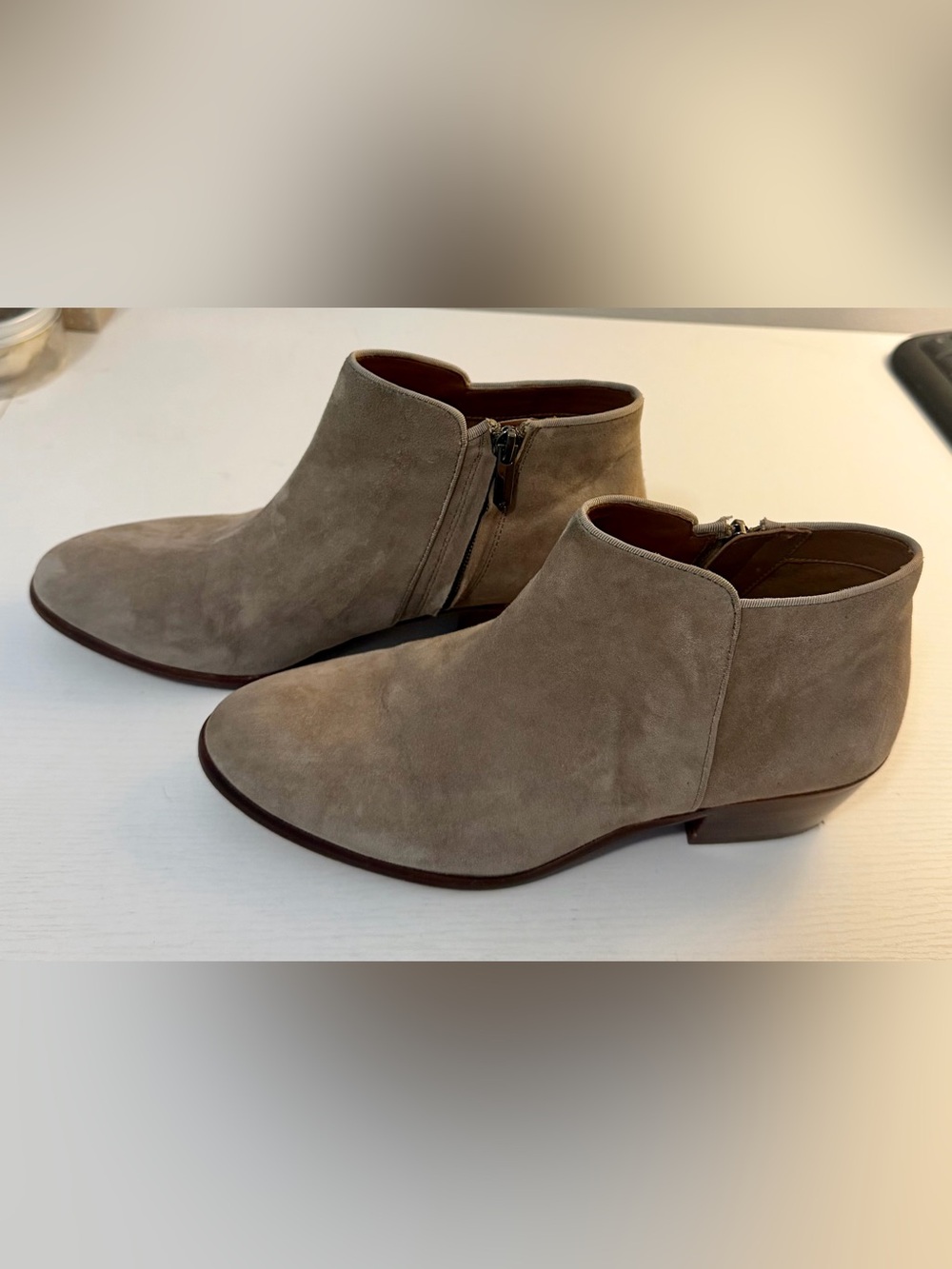Sam Edelman Petty Bootie Suede Ankle Boots